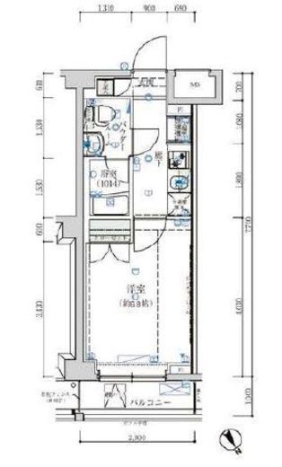 オーキッドレジデンス鶴見　614号室　間取り