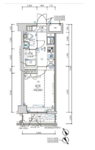 オーキッドレジデンス鶴見　704号室　間取り