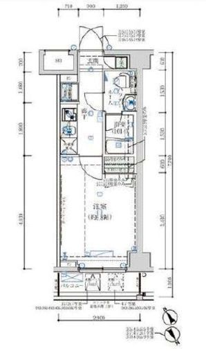 オーキッドレジデンス鶴見　319号室　間取り