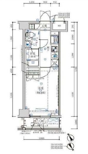 オーキッドレジデンス鶴見　518号室　間取り