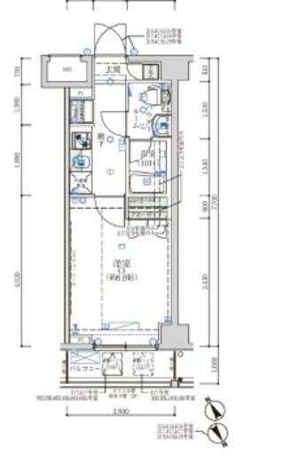 オーキッドレジデンス鶴見　609号室　間取り