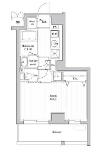 レジデンス横浜天王町　506号室　間取り