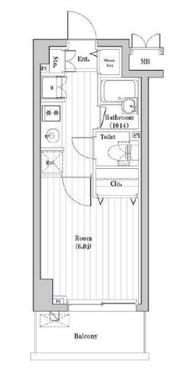 レジデンス横浜天王町　605号室　間取り