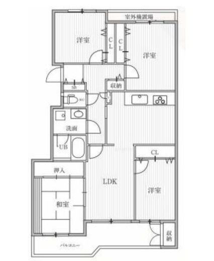 T's garden横浜反町　305号室　間取り