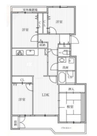 T's garden横浜反町　404号室　間取り