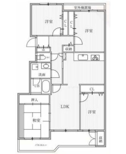 T's garden横浜反町　405号室　間取り