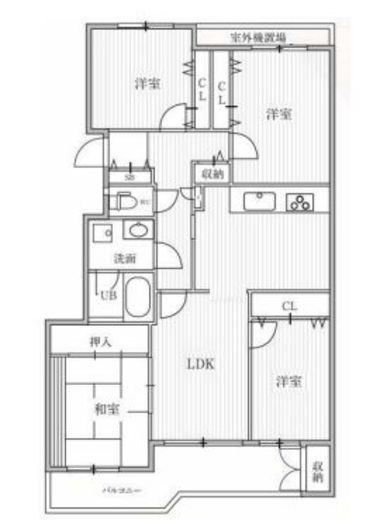 T's garden横浜反町　505号室　間取り