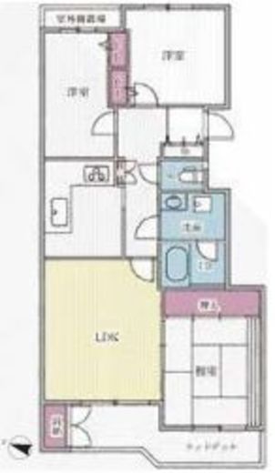 T's garden横浜反町　506号室　間取り