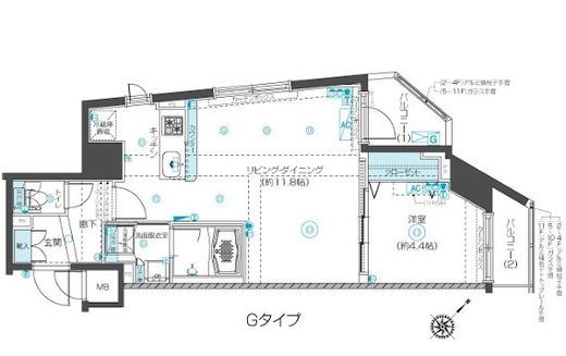 フェニックス新横濱クアトロ　510号室　間取り