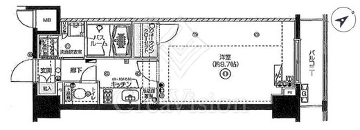 フェニックス新横濱クアトロ　709号室　間取り