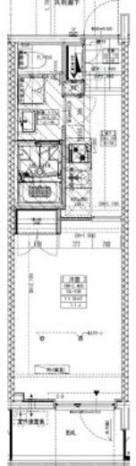 ジェノヴィア横浜石川町　1102号室　間取り