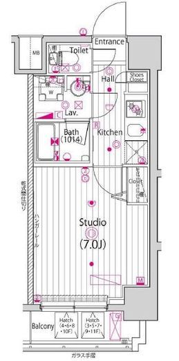 ガーラ・ステージ横濱関内　501号室　間取り