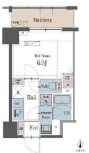 ラグゼナ横浜鶴見　403号室　間取り
