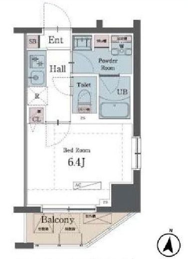 ラグゼナ横浜鶴見　605号室　間取り