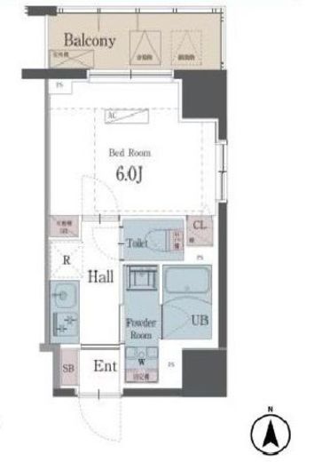 ラグゼナ横浜鶴見　704号室　間取り