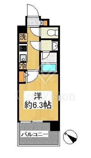 プロスタイルウェルス横浜天王町SHOKEN Residence　104号室　間取り