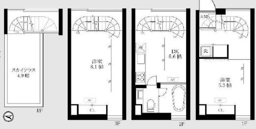 杜山邸　109号室　間取り