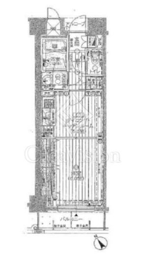 アール・ケープラザ新横浜Ⅲ　1007号室　間取り