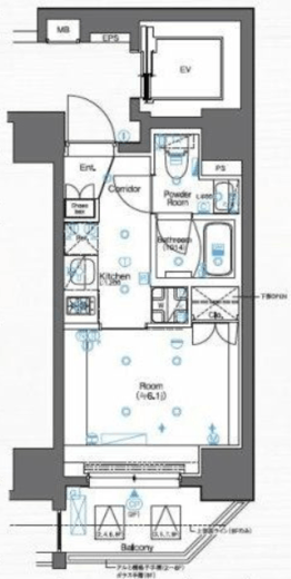 SYFORME YOKOHAMA-ODORIKOEN (シーフォルム横浜大通り公園)　605号室　間取り