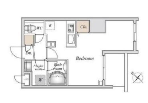City Lux Tsurumi　604号室　間取り
