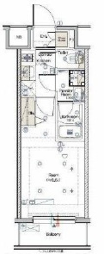 SYFORME KANNAIⅡ (シーフォルム関内2)　707号室　間取り