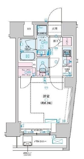 GENOVIA新子安 (ジェノヴィア新子安)　1002号室　間取り