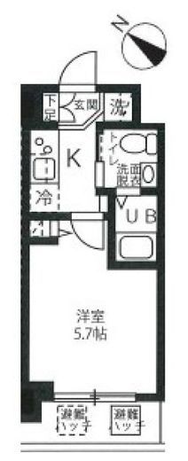 ハーモニーレジデンス新横浜　303号室　間取り