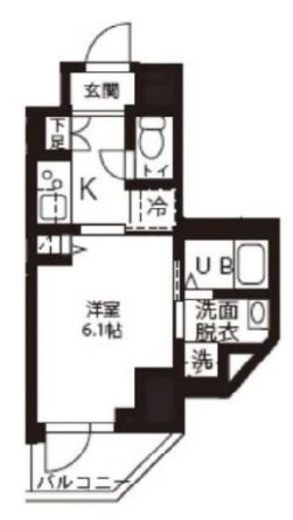 ハーモニーレジデンス新横浜　506号室　間取り