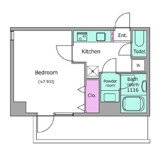 LOC'S KIKUNA　301号室　間取り