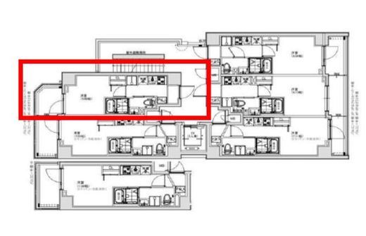 S-RESIDENCE横濱阪東橋 (エスレジデンス横濱阪東橋)　205号室　間取り