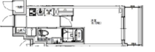 S-RESIDENCE横濱阪東橋 (エスレジデンス横濱阪東橋)　502号室　間取り