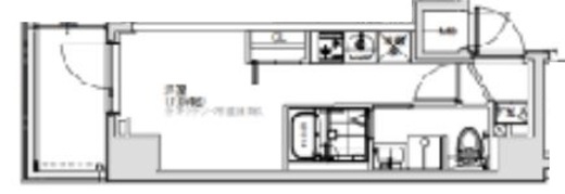 S-RESIDENCE横濱阪東橋 (エスレジデンス横濱阪東橋)　704号室　間取り