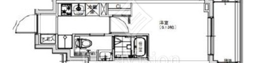 S-RESIDENCE横濱阪東橋　402号室　間取り