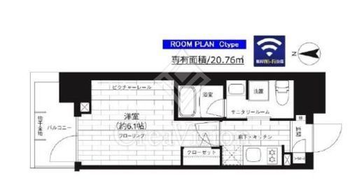 ステージファースト横浜　203号室　間取り