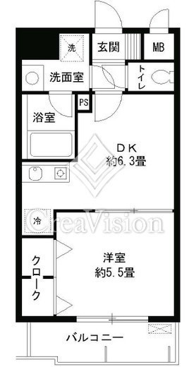 ラフィーネ港北　305号室　間取り