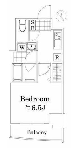 ラフィスタ横浜黄金町　404号室　間取り