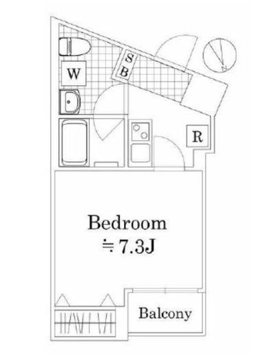 ラフィスタ横浜黄金町　505号室　間取り