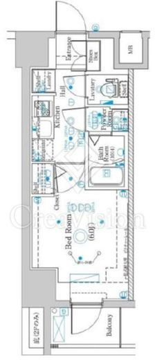 ラフィスタ横浜蒔田Ⅰ　501号室　間取り