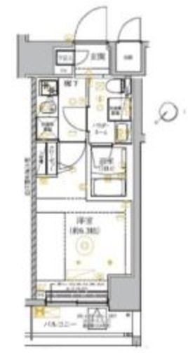 RELUXIA GRANDE横濱吉野町 (リルシアグランデ横濱吉野町)　709号室　間取り