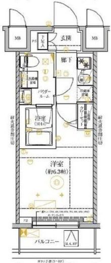 RELUXIA GRANDE横濱吉野町 (リルシアグランデ横濱吉野町)　912号室　間取り