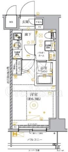 RELUXIA GRANDE横濱吉野町 (リルシアグランデ横濱吉野町)　403号室　間取り