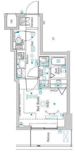 ラフィスタ横浜蒔田Ⅱ　303号室　間取り