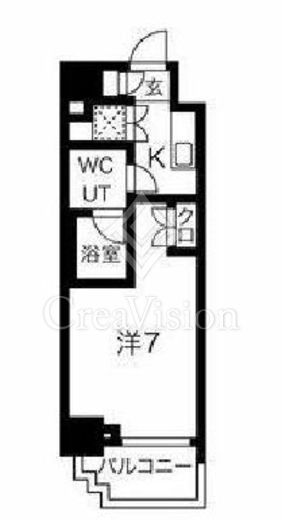 スパシエグランス横浜反町　801号室　間取り