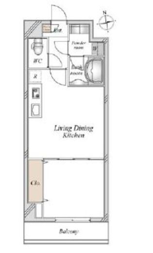 LOC'S YOKOHAMA BAYSIDE (ロックス横浜ベイサイド)　508号室　間取り
