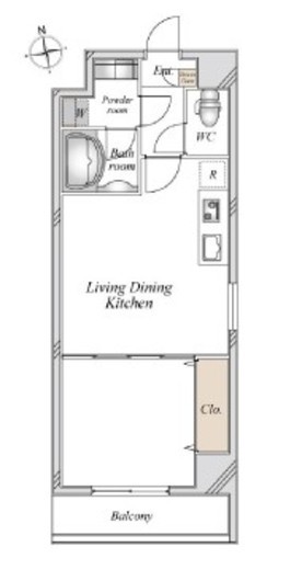 LOC'S YOKOHAMA BAYSIDE (ロックス横浜ベイサイド)　515号室　間取り