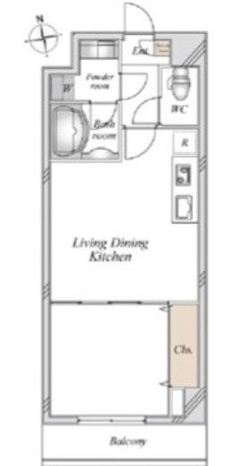 LOC'S YOKOHAMA BAYSIDE (ロックス横浜ベイサイド)　211号室　間取り