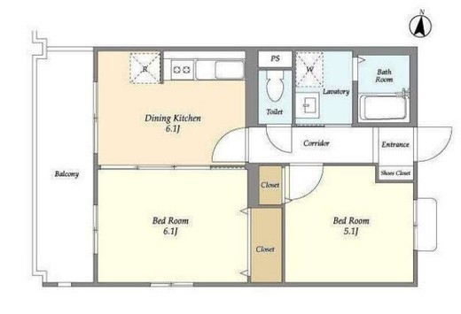 オーキッドレジデンス港北綱島ウエスト　203号室　間取り