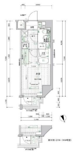 メインステージ横濱三ッ沢　309号室　間取り