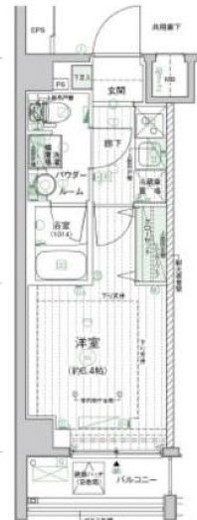 メインステージ横濱三ッ沢　204号室　間取り
