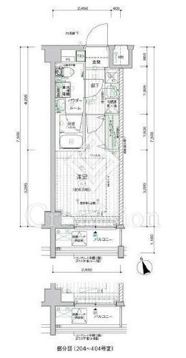 メインステージ横濱三ッ沢　404号室　間取り